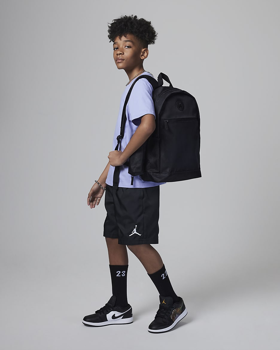 Jordan Jumpman School Backpack Big Kids Backpack with Pencil Case 17L